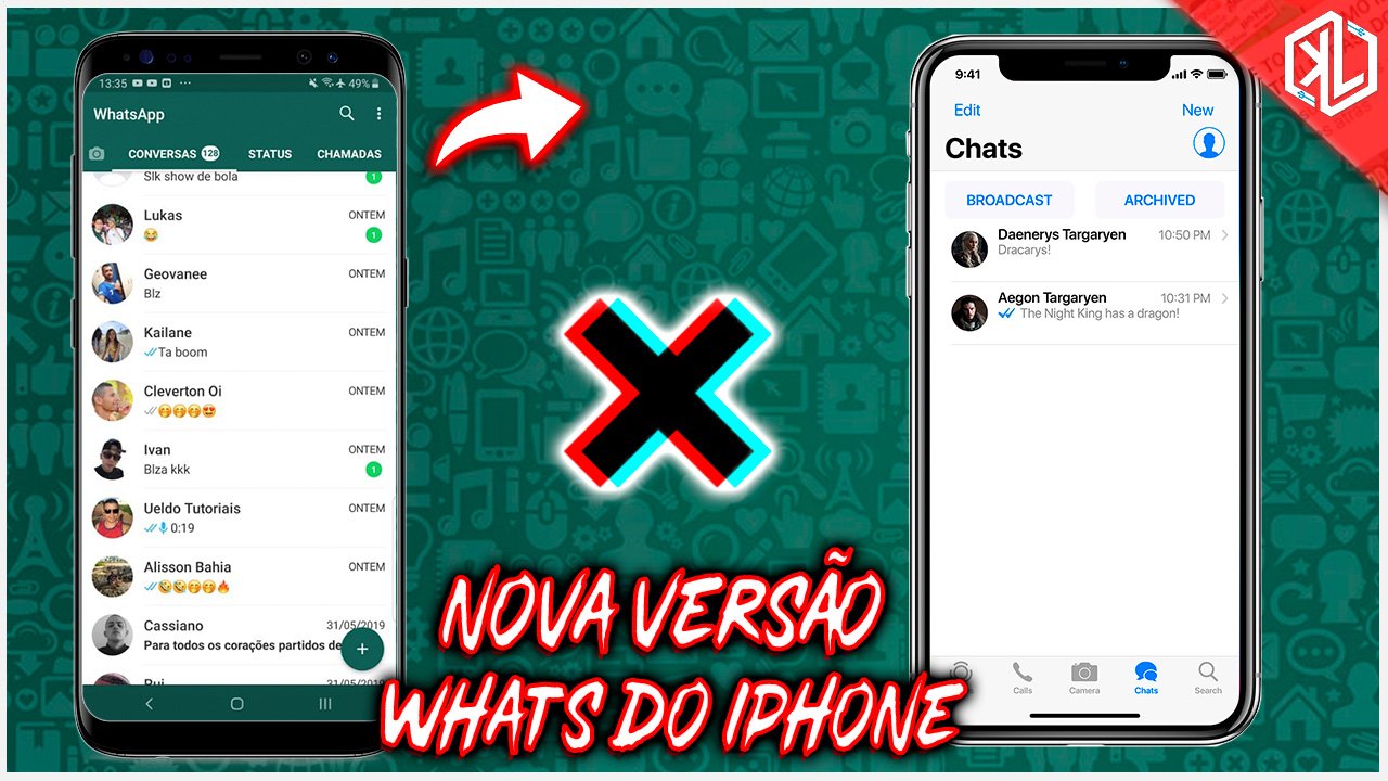 Nova versão WhatsApp do iPhone X Para Android 2019