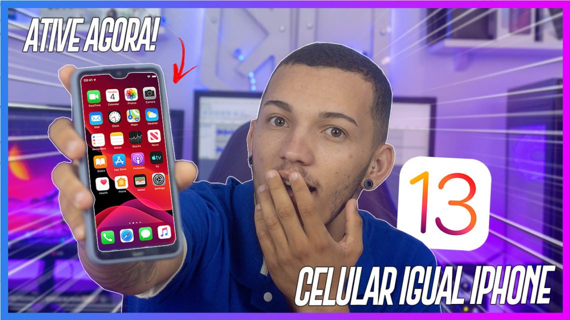 Como Deixar seu Celular igual ao iPhone – Visual do IOS 13