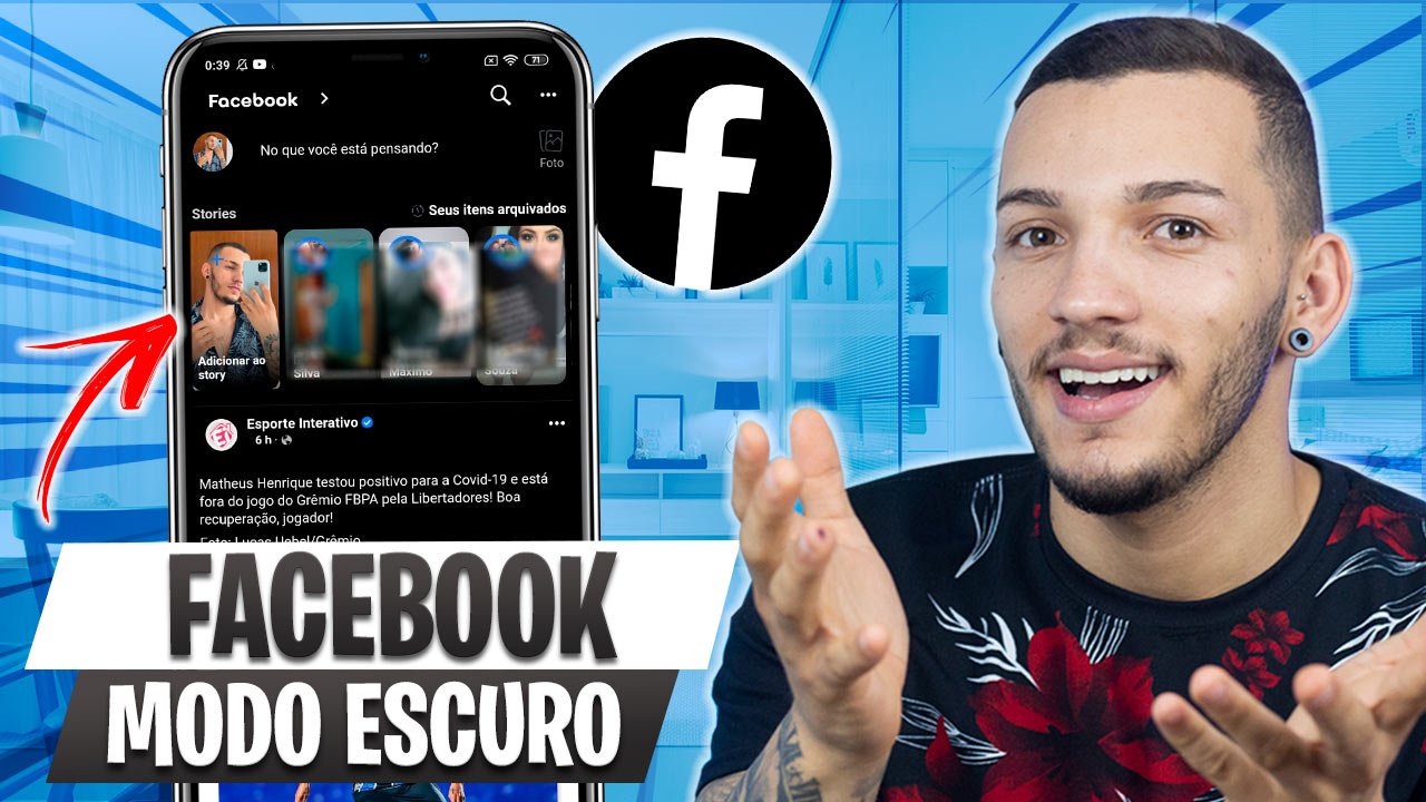 NOVIDADE ! Como Ativar MODO ESCURO No Facebook – 2020