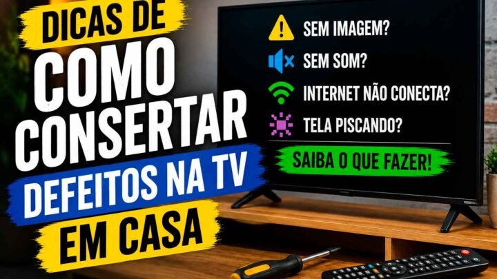 Dicas de como consertar defeitos da TV em casa